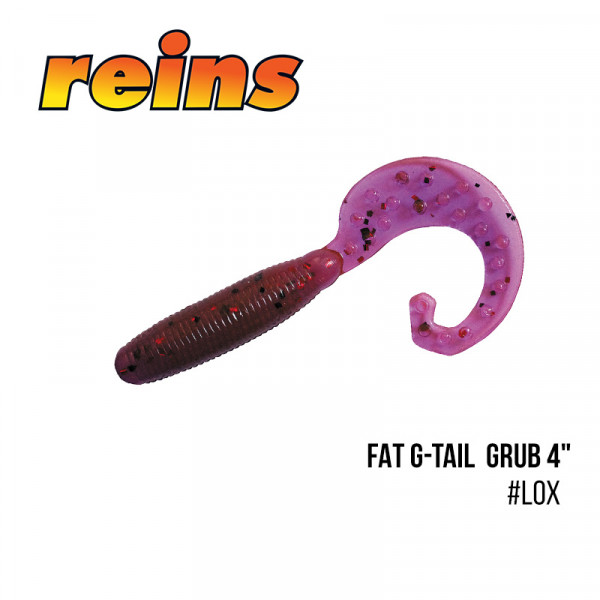 На фото Приманка Reins Fat G-tail Grub 4
