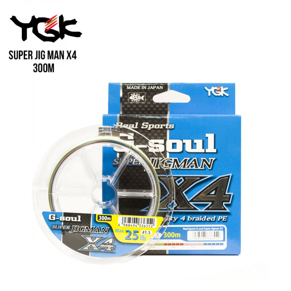 Шнур плетеный YGK Super Jig Man X4 300m