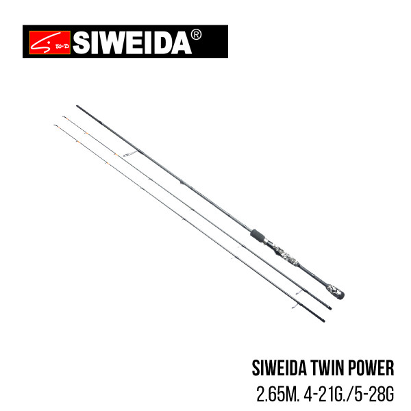 На фото Удилище Siweida Twin power 2.65m. 4-21g./5-28g.