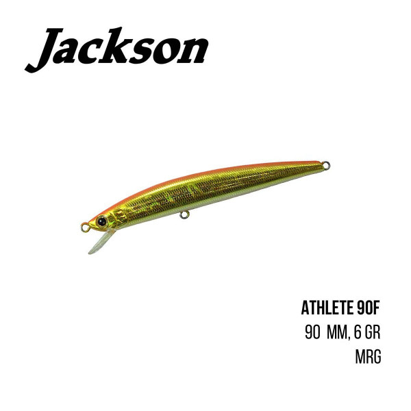 На фото Воблер Jackson Athlete 90F (90mm, 6g)