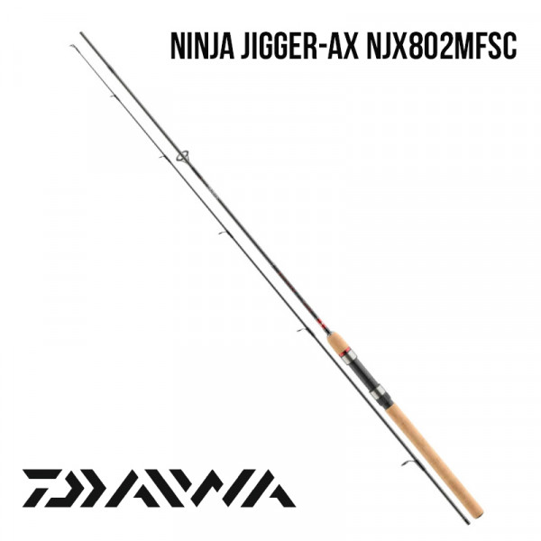 Удилище Daiwa Ninja Jigger-AX NJX802MFSC 2.4m 8-35gr