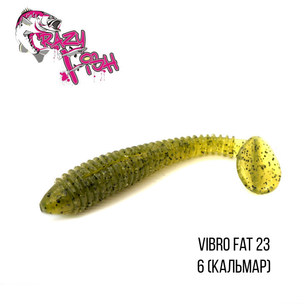 Приманка Crazy Fish  Vibro Fat 23   5 шт