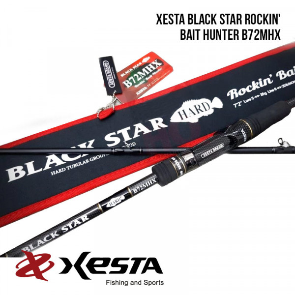 Удилище Xesta Black Star Rockin' Bait Hunter B72MHX