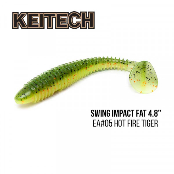 Приманка Keitech Swing Impact Fat 4.8" (5 шт)