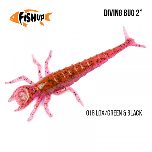 Приманка FishUp Diving Bug 2" (8шт)