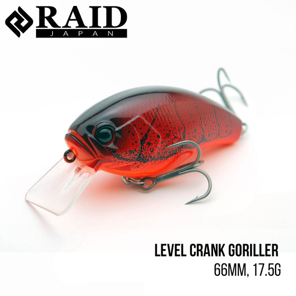 Воблер Raid Level Crank Goriller (66mm, 17.5g)