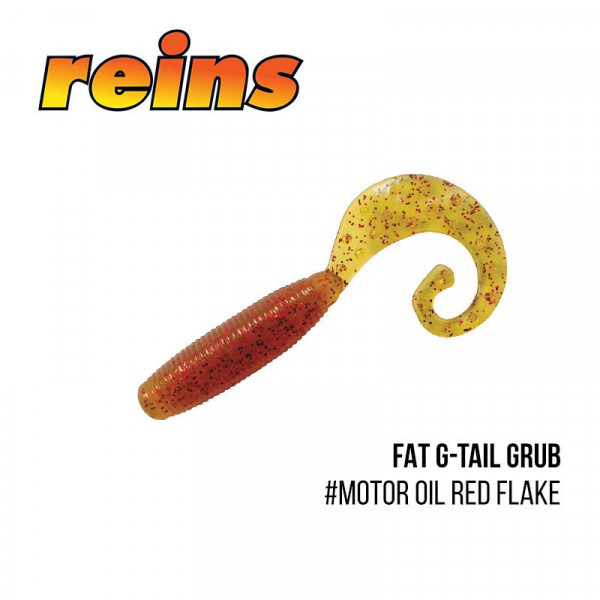 Приманка Reins Fat G-tail Grub 3"