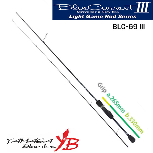 Удилище Yamaga Blanks Blue Current III BLC-69