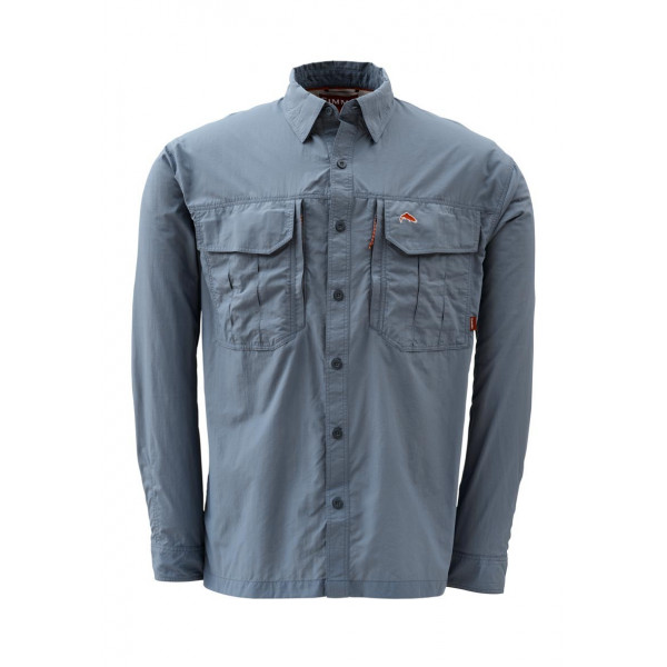 Рубашка Simms Guide Shirt Steel Blue