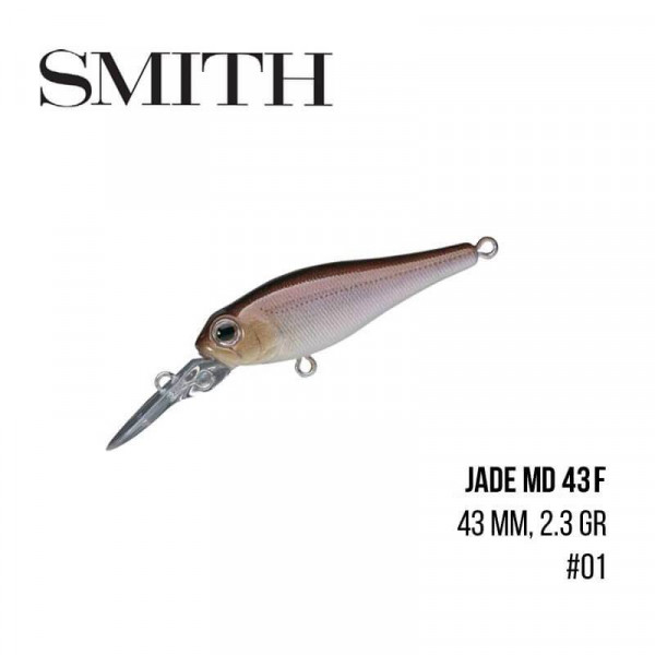 Воблер Smith Jade MD 43F (43mm, 2,3g)