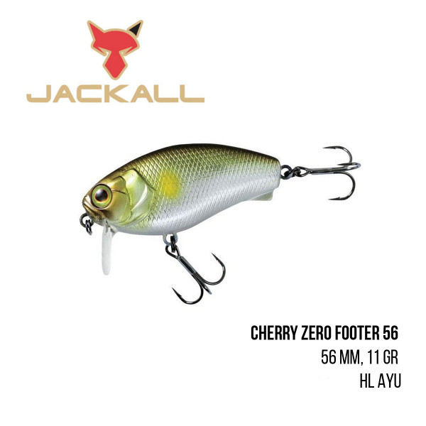 Воблер Jackall Cherry Zero Footer 56 (56 mm, 11 gr)