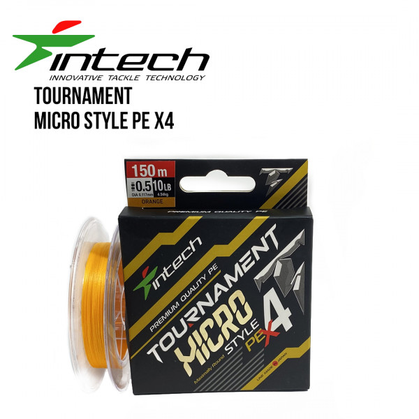На фото Шнур плетеный Intech Tournament Micro Style PE X4 150m