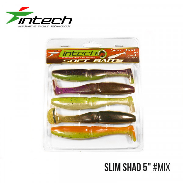 Приманка Intech Slim Shad 5" (5 шт)