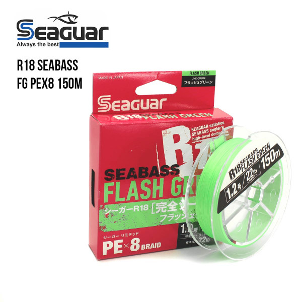 Шнур плетений Seaguar R18 Seabass FG PEx8, 150м