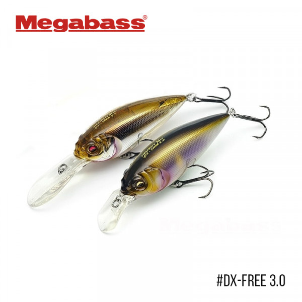 Воблер Megabass DX-FREE 3.0 (75mm, 21gr)