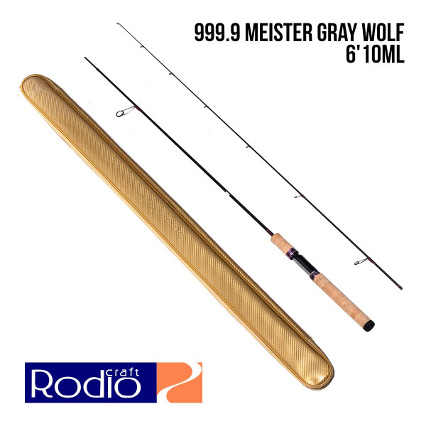 На фото Удилище Rodio Craft 999.9 Meister Gray wolf 610ML