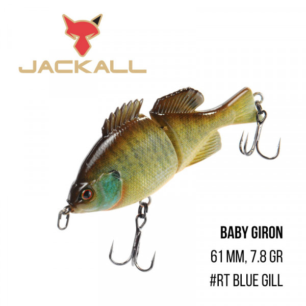 На фото Воблер Jackall Baby Giron  (61 mm, 7.8 gr)