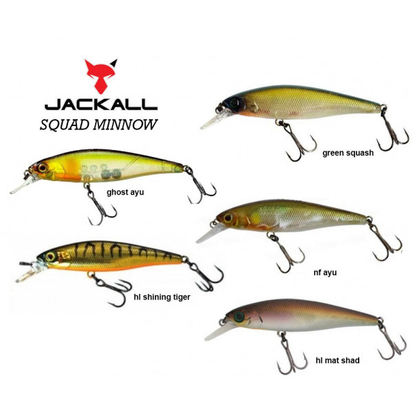 Воблер Jackall Squad Minnow 80SP (82 mm, 9,7 gr)