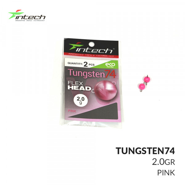Разборной груз Intech Tungsten 74 Gloss Pink UV