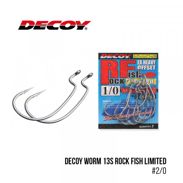 Крючок Decoy Worm 13S Rock fish Limited