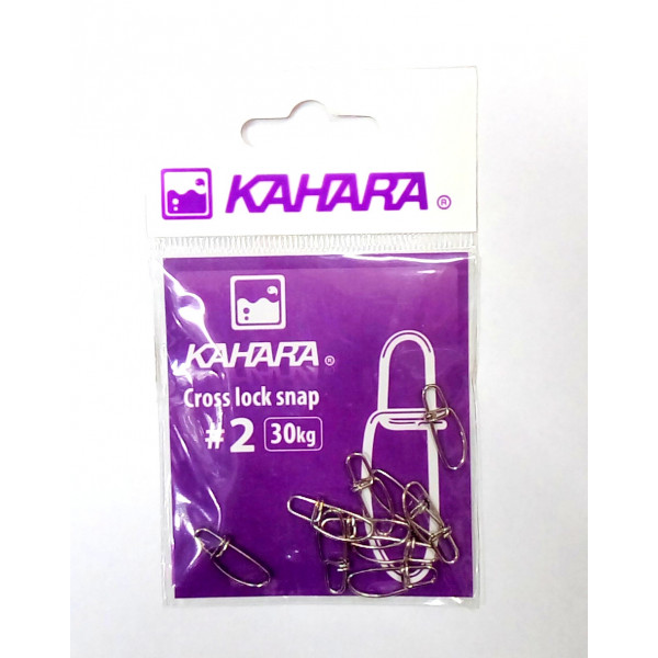 Застежки Kahara Cross lock snap #2 (10шт)