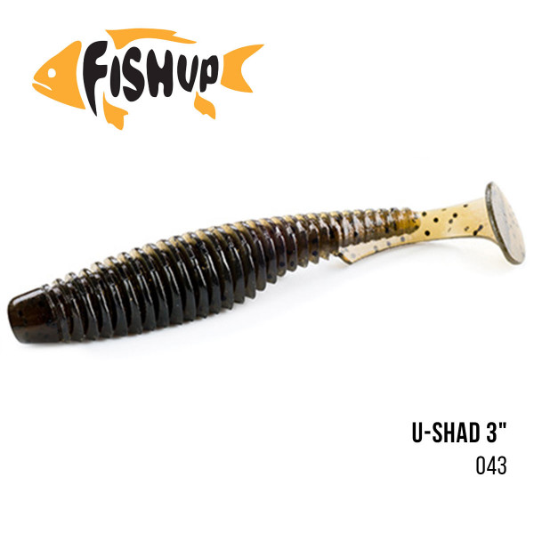 Приманка FishUp U-Shad 4" (8шт)