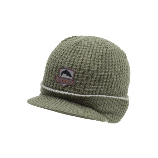 Шапка Simms Trout Visor Beanie Olive