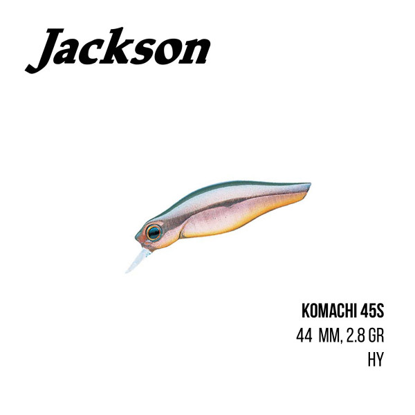 Воблер Jackson Komachi 45S (45mm, 2.8g)
