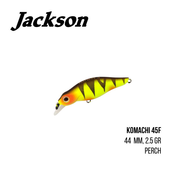 На фото Воблер Jackson Komachi 45F (45mm, 2.5g)