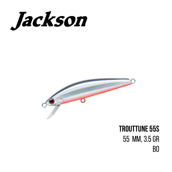 На фото Воблер Jackson TroutTune 55S (55mm, 3.5g)