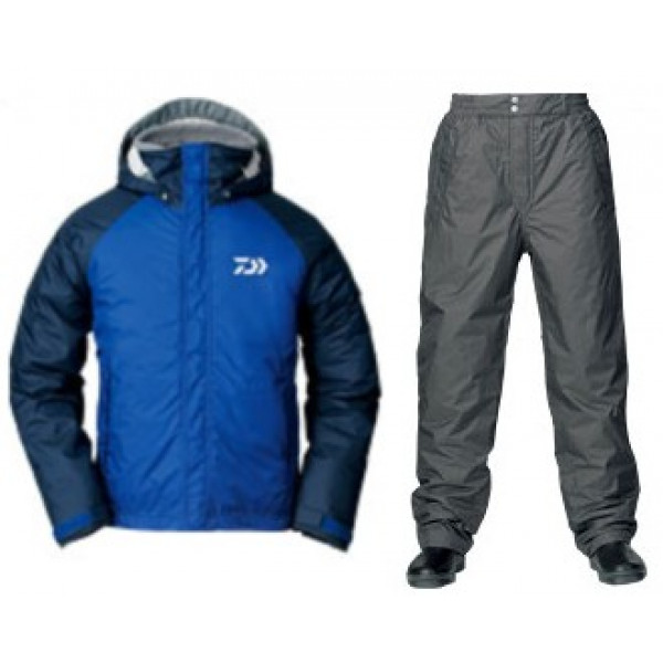 На фото костюм зимний Daiwa  DW-3503 Blue (cool gray pants)