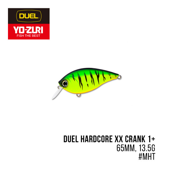 Воблер Duel Hardcore XX Crank 1+ (65mm, 13.5g,)
