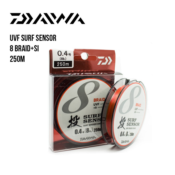 Шнур Daiwa UVF Surf Sensor 8 Braid + Si 250m