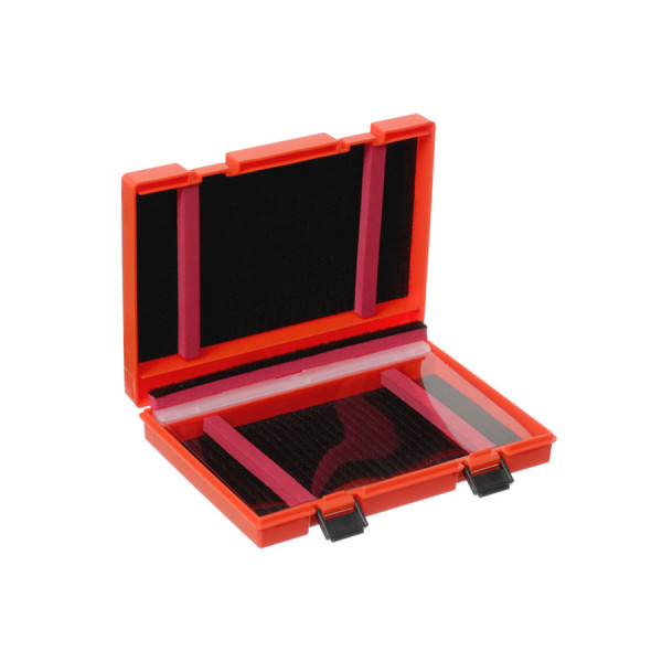 На фото Коробка для блесен Flagman Areata Spoon Case Orange (200x140x35)